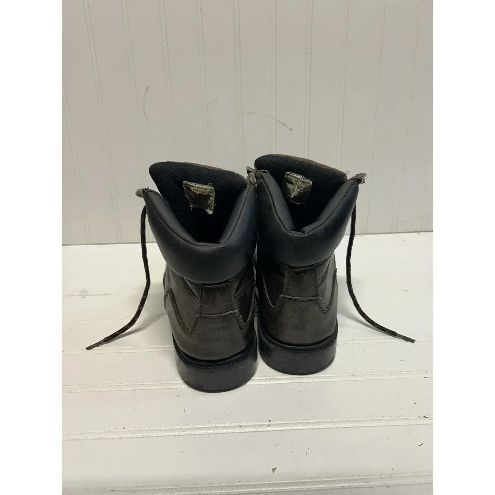 Brahama Boots Mens Size 8 Brown Steel Toe